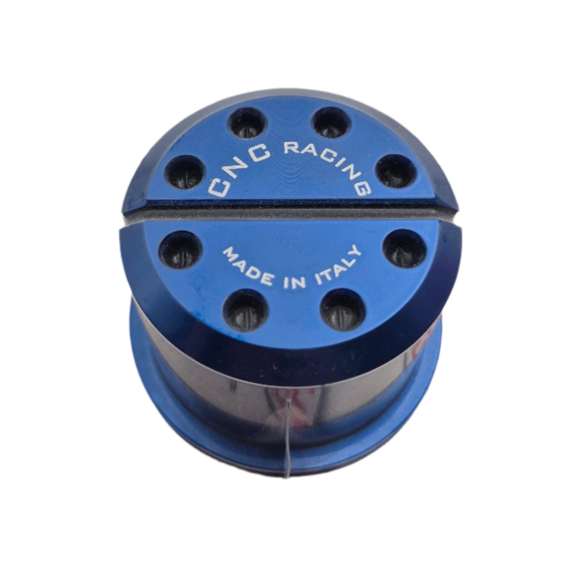 Balhoofd moer CNC Racing Ducati Scrambler Classic (2015-2018) blauw productfoto op is op laatste wereldwijd