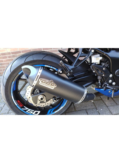 G&G Big Oval Spol-On Échappement GSX-S750 2015-2016