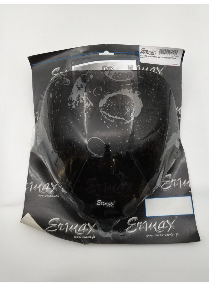 Taille d'origine Ermax Écran clair noir pour GSX600F 1998-2007