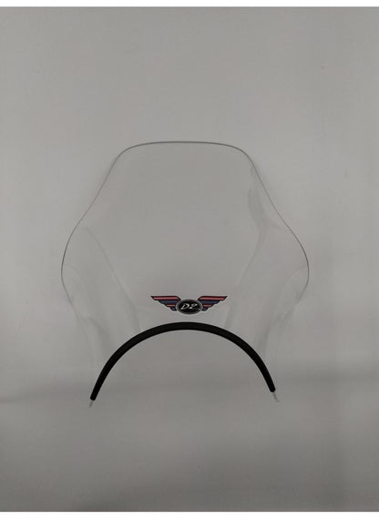 Universal Scooter Windshield transparant/black Ermax