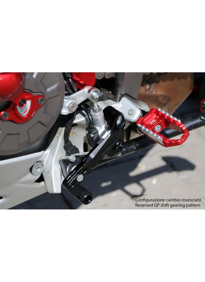 Gear/Rear Brake Lever Kit "Slide" for Multistrada