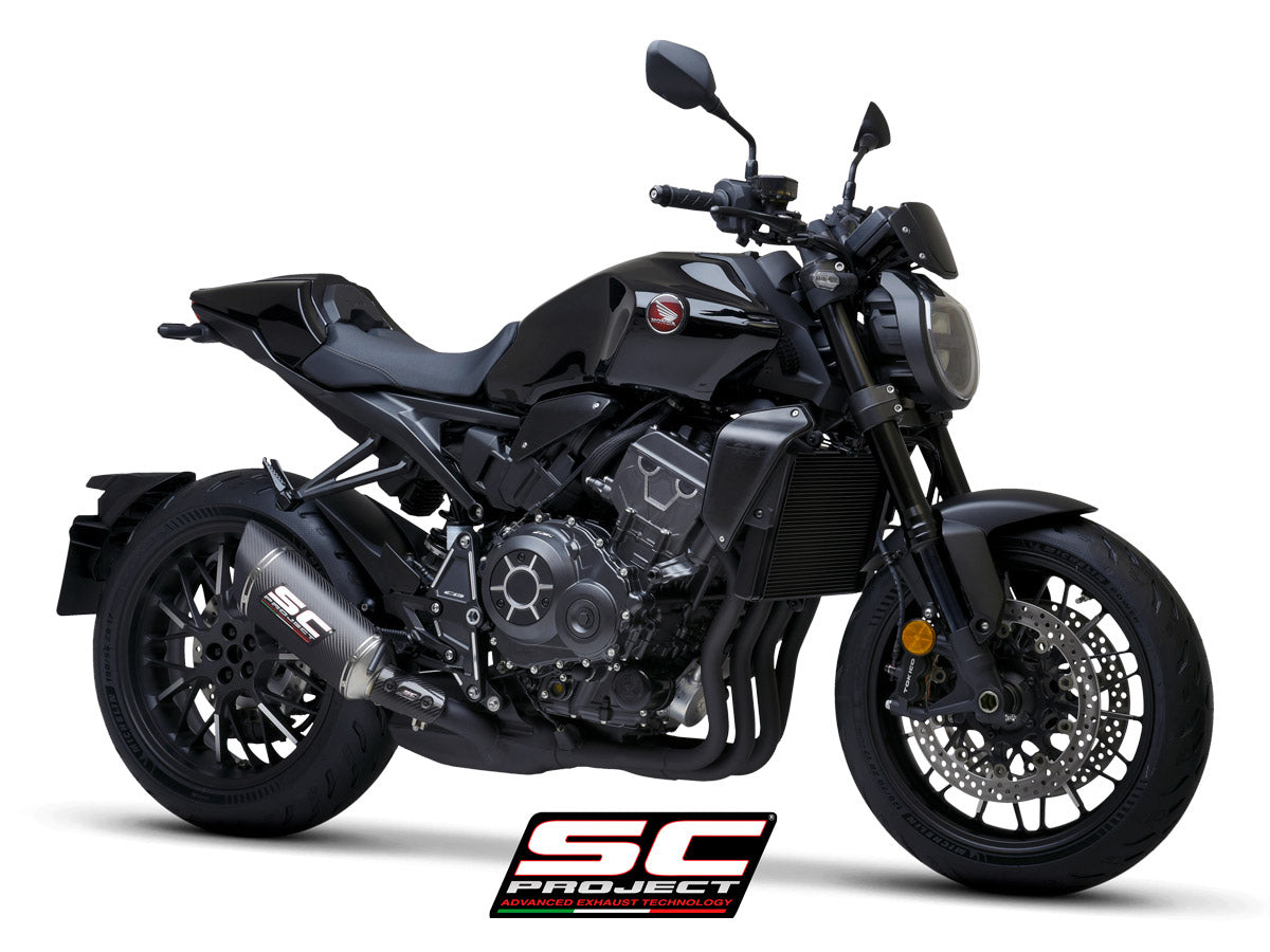 SC1-R carbon uitlaatdemper (EURO5) Honda CB1000R Neo Sports Cafe (2021-2025)
