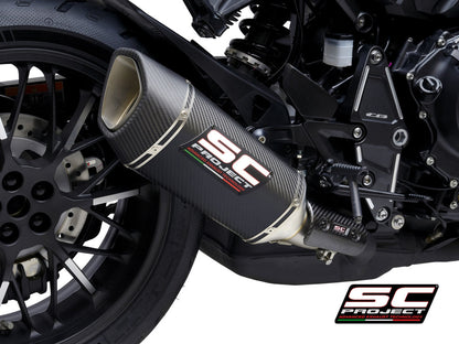 SC1-R carbon uitlaatdemper (EURO5) Honda CB1000R Neo Sports Cafe (2021-2025)