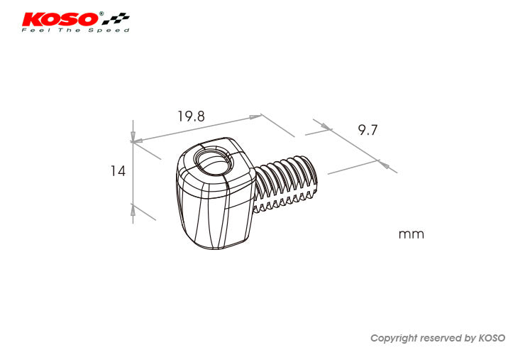 Indicateur de feux stop koso nano