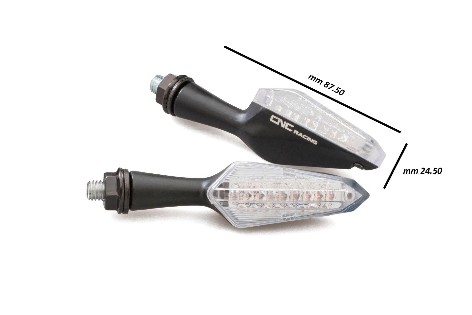 Knipperlichtset 'Jet' (2 st.) Ducati Multistrada 620 (2005-2007) afmetingen