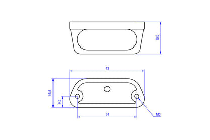 Plaque d'immatriculation Light Mini