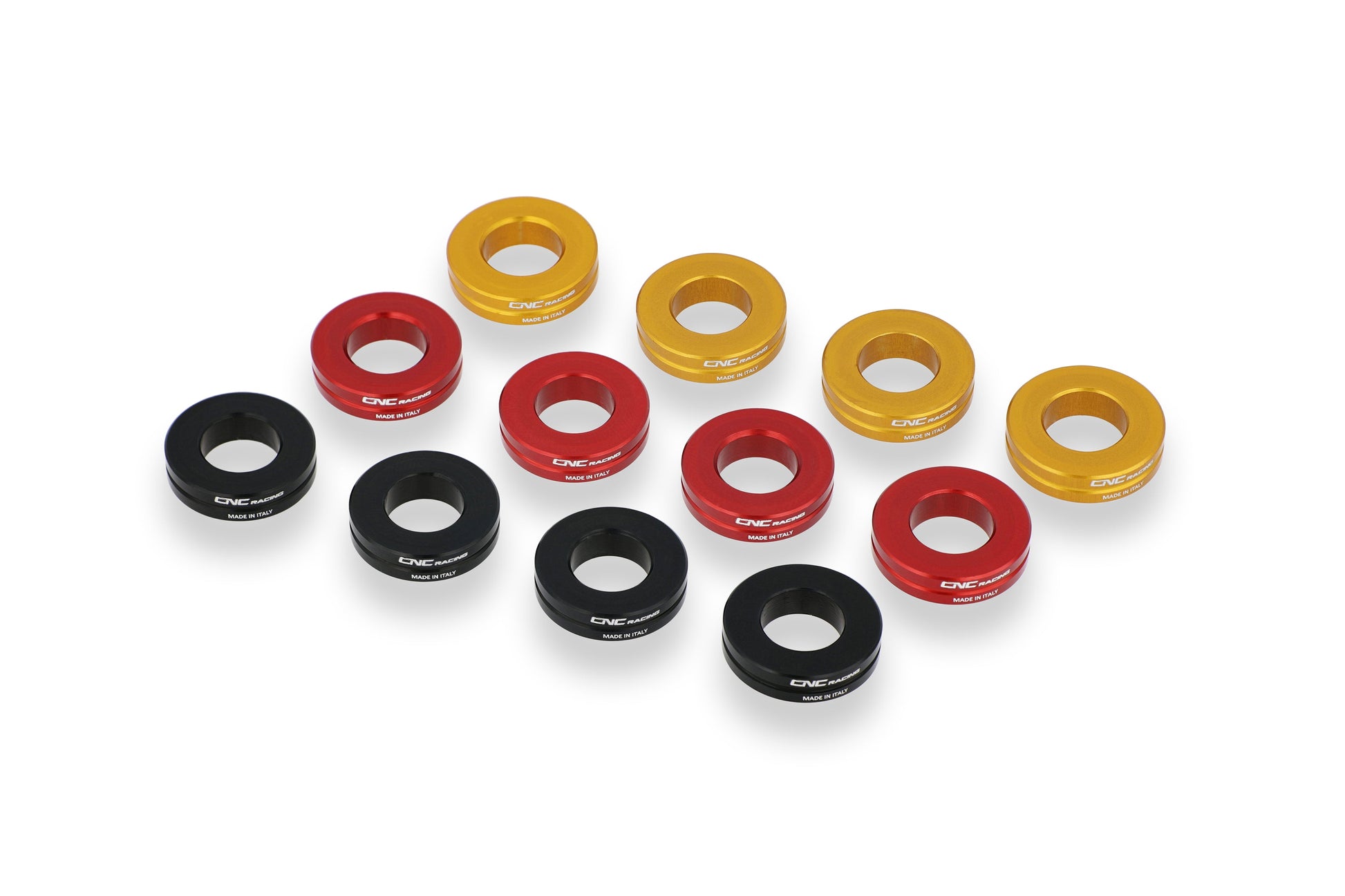 Remklauw Spacer Kit (4 st.) Ducati Multistrada V4 S Grand Tour (2024+) beschikbare kleuren zwart rood en goud