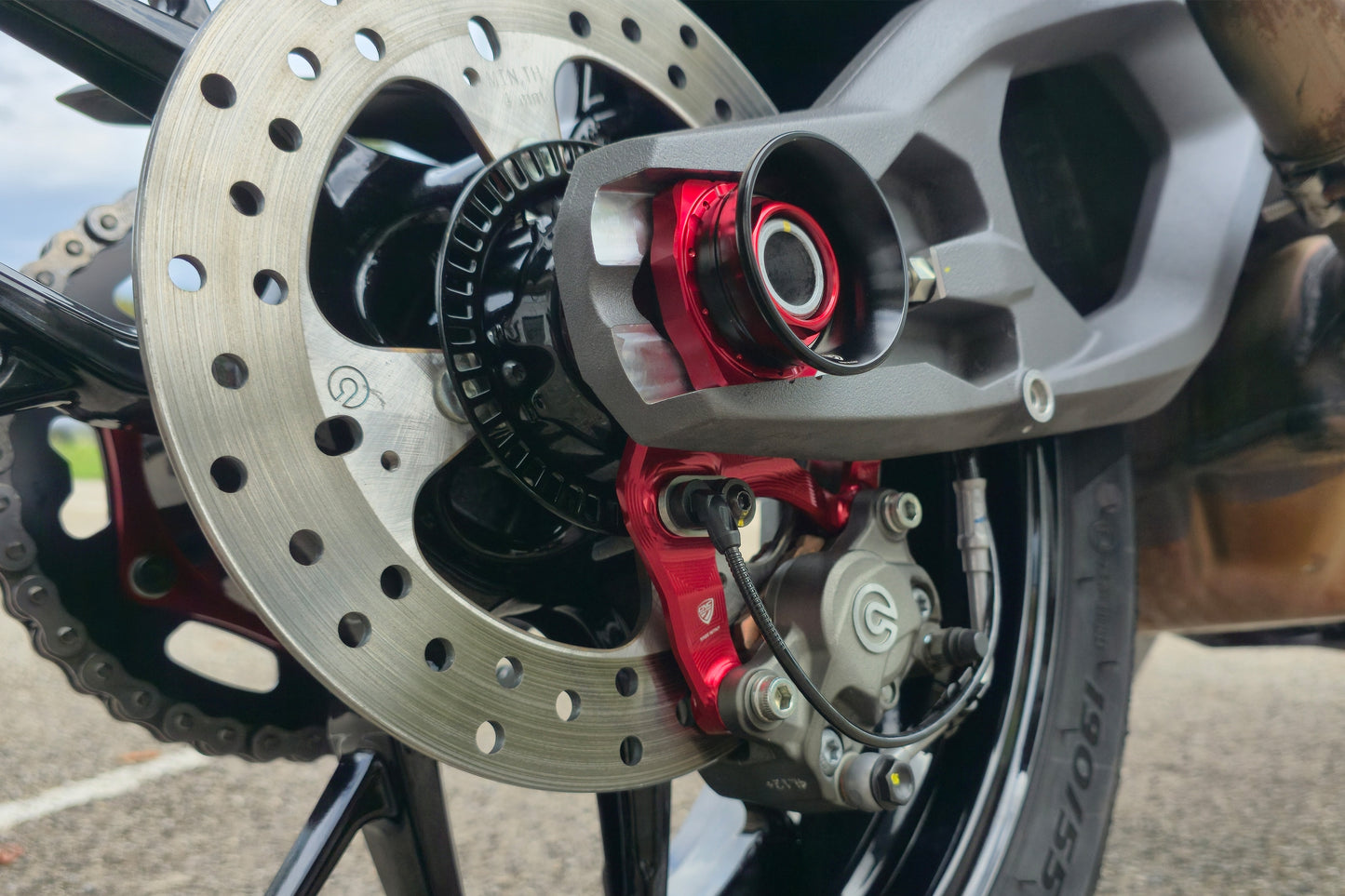 Achterremklauw montagesteun – Ducati Streetfighter V2S (2025+)