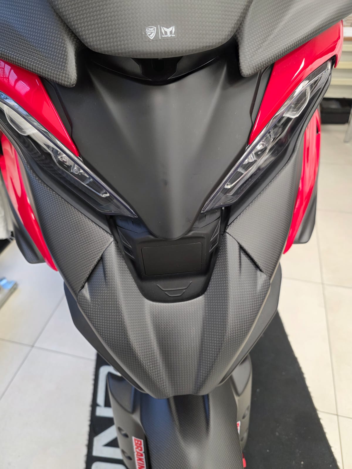 Bovenste luchtinlaatcover mat carbon Ducati Multistrada V4 (2025+)