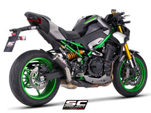 CR-T carbon uitlaatdemper (EURO5+) met carbon heelguard en carbon hitteschild Kawasaki Z900 (2025+)