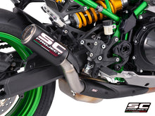 CR-T carbon uitlaatdemper (EURO5+) met carbon heelguard en carbon hitteschild Kawasaki Z900 (2025+)