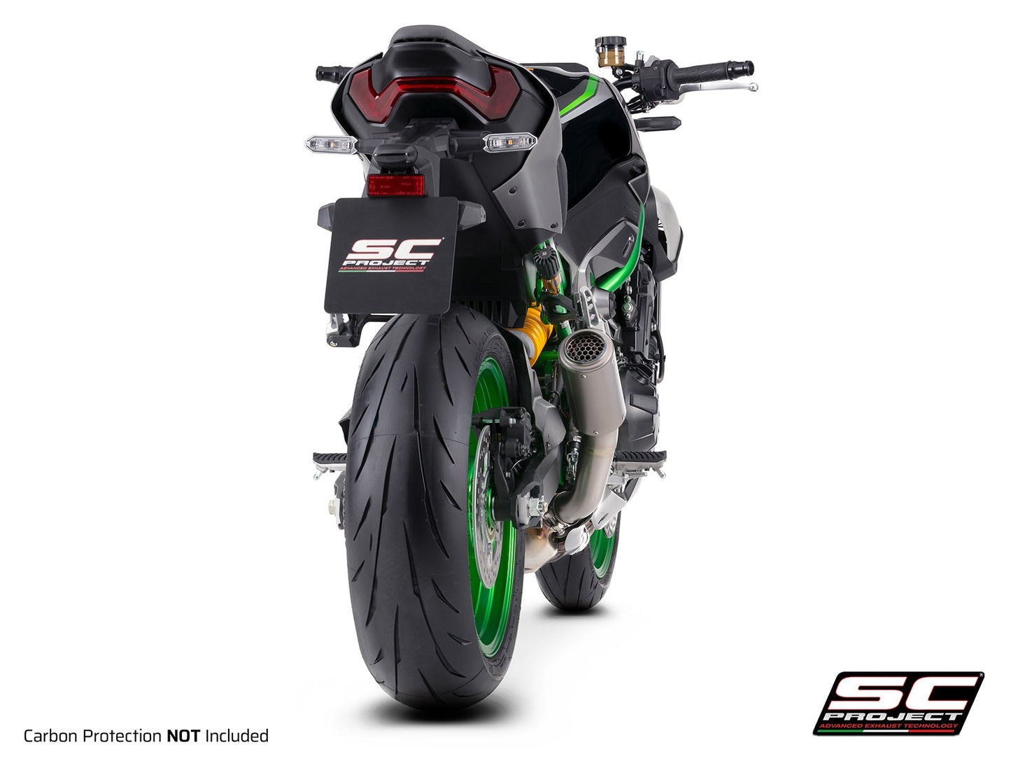 CR-T titanium uitlaatdemper (EURO5+) Kawasaki Z900 (2025+)