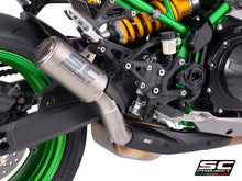 CR-T titanium uitlaatdemper (EURO5+) met carbon heelguard en carbon hitteschild Kawasaki Z900 (2025+)
