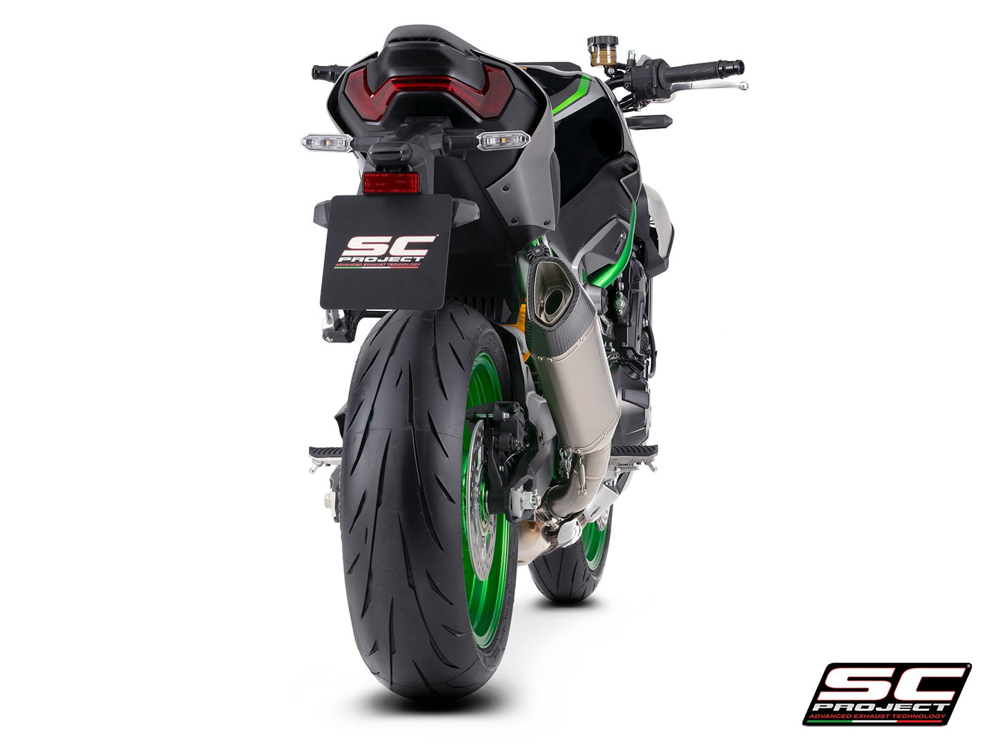 SC1-R titanium uitlaatdemper (EURO5+) Kawasaki Z900 (2025+)
