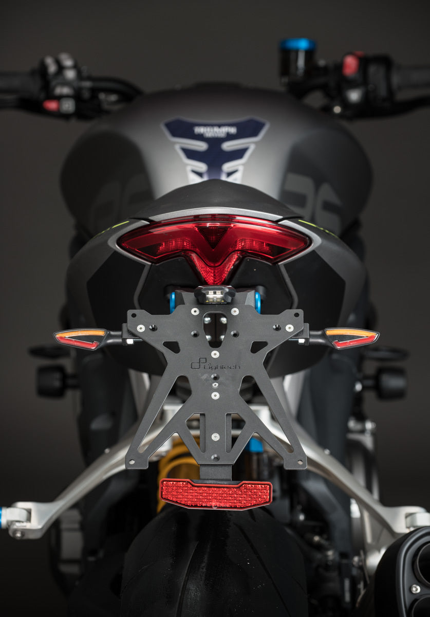 Poste de plaque d'immatriculation «Race» LightEch - L'innovation rencontre l'élégance - Ducati Streetfighter V2 2021-2024