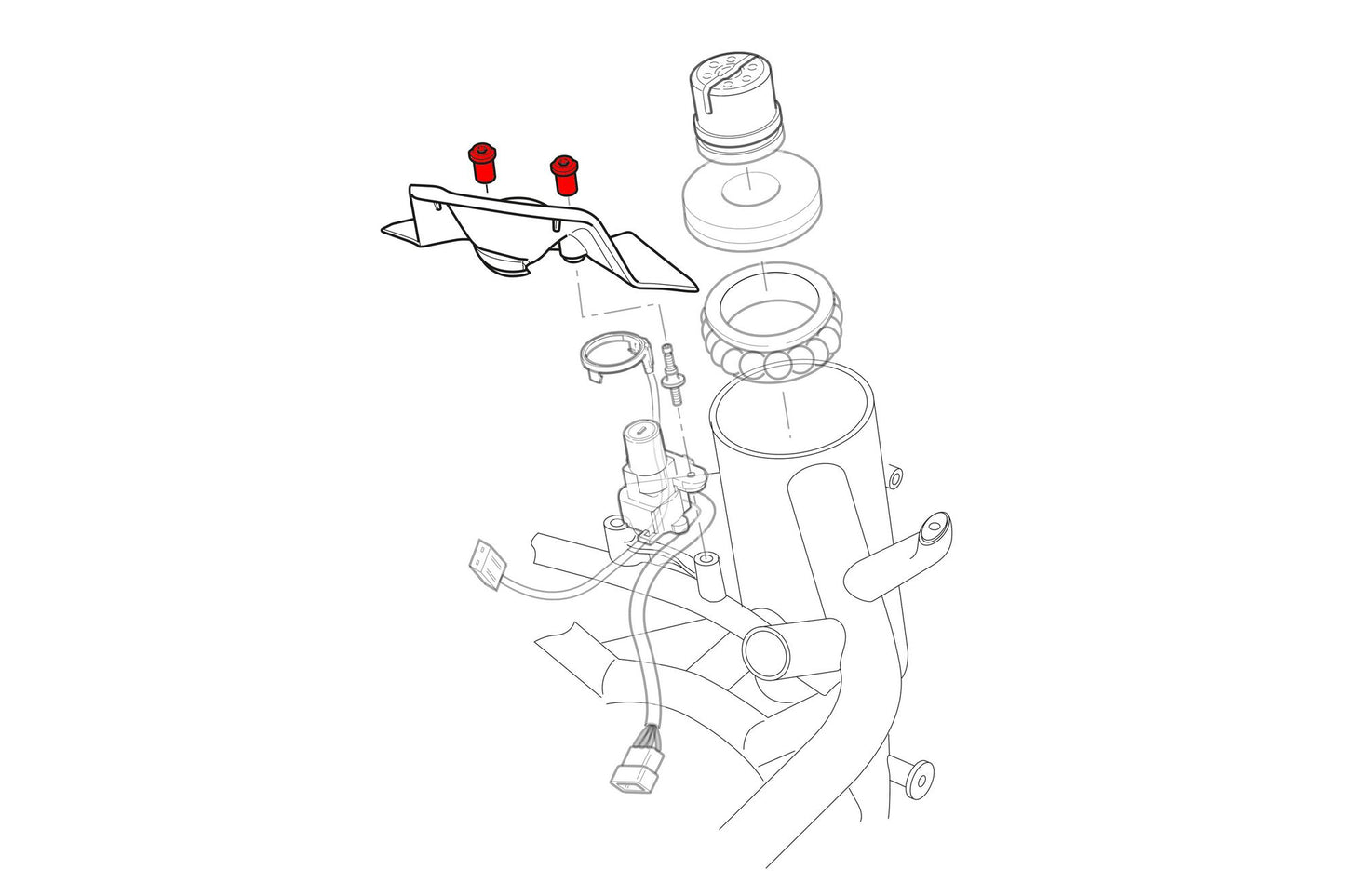 Kit d'écrou de verrou de verrouillage Ducati Ducati 1098S (2007-2009)