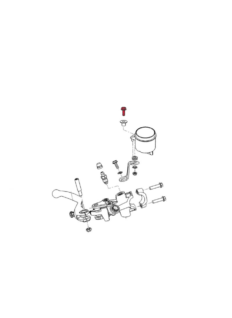 Front Brake Fluid Reservoir Bolt Aprilia RS660 Aprilia RS 660 (2020-2024)