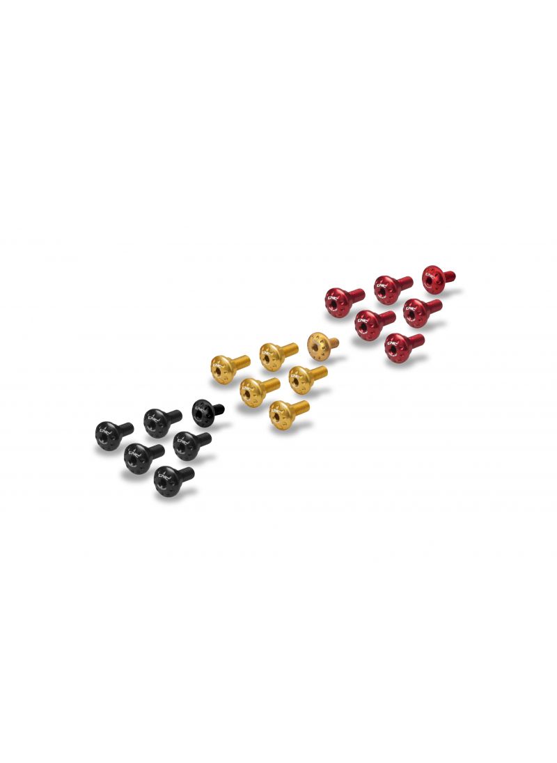Boulons (6 pcs.) Pour le couvercle du moteur et le réservoir d'expansion de carburant Monster 950 2021+ Ducati Monster 950+ (plus) (2021+)