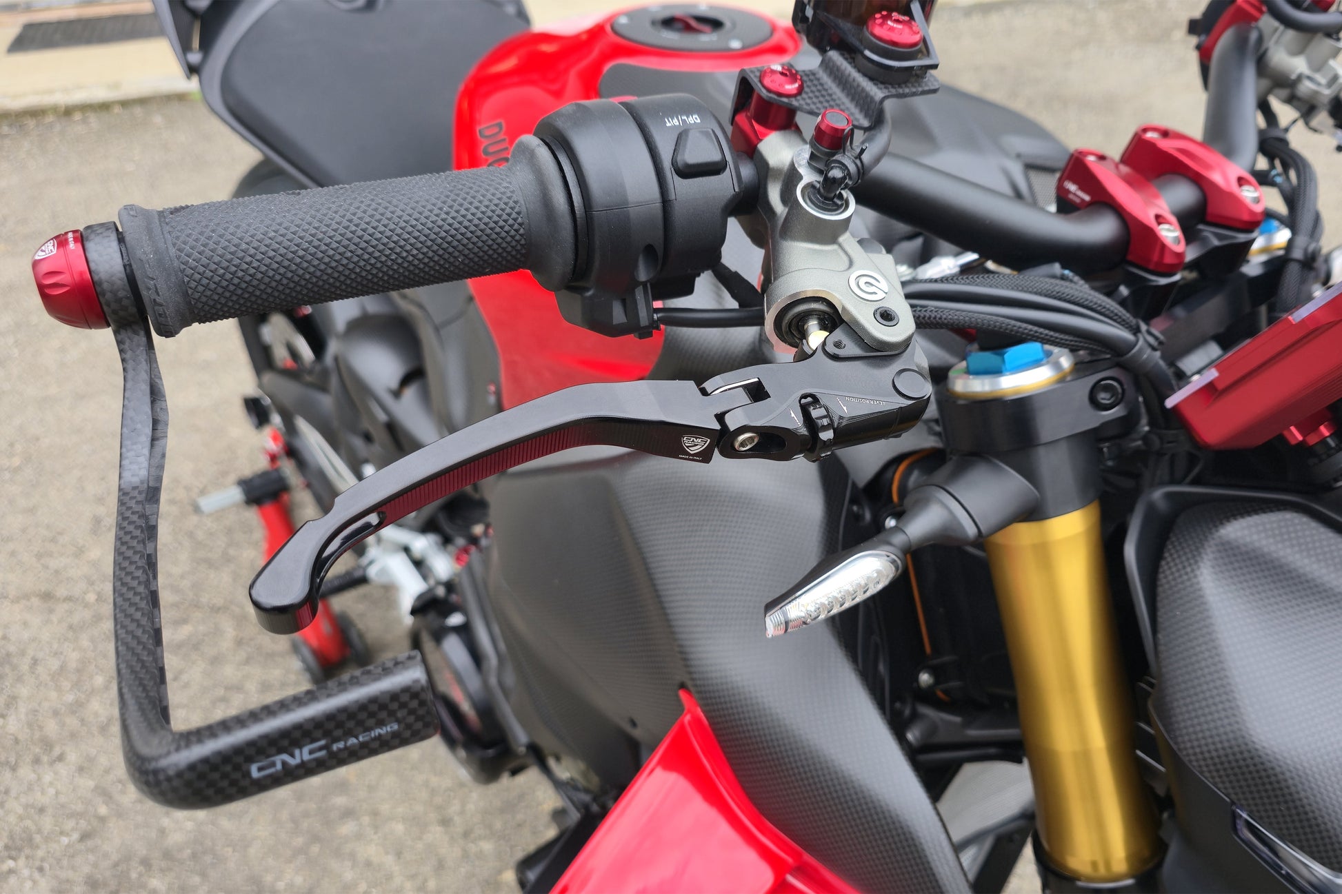 Opklapbare remhendel - met horizontale verstelknop Ducati XDiavel S (2016-2017)