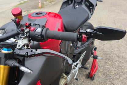 Carbon opklapbaar koppelingshendel - met rollende verstelknop Ducati Multistrada 1200 (2015-2017)
