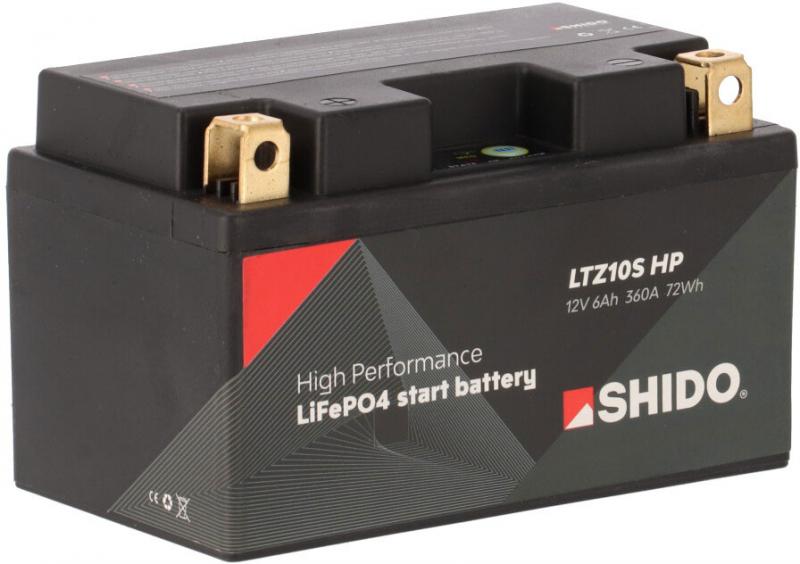 Shido Lithium accu LTZ10 HP High Performance Yamaha XSR700 (2016+)