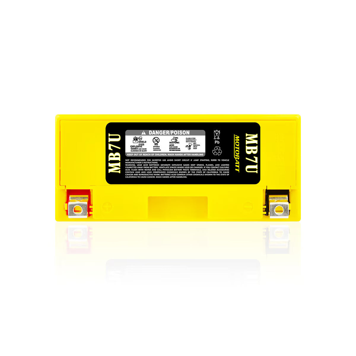 MotoBatt MB7U SLA Batterie 12V / 7AH / 100CCA (7,4AH 20HR / 324PHCA)