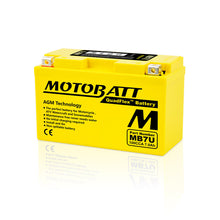 MotoBatt MB7U SLA Batterie 12V / 7AH / 100CCA (7,4AH 20HR / 324PHCA)