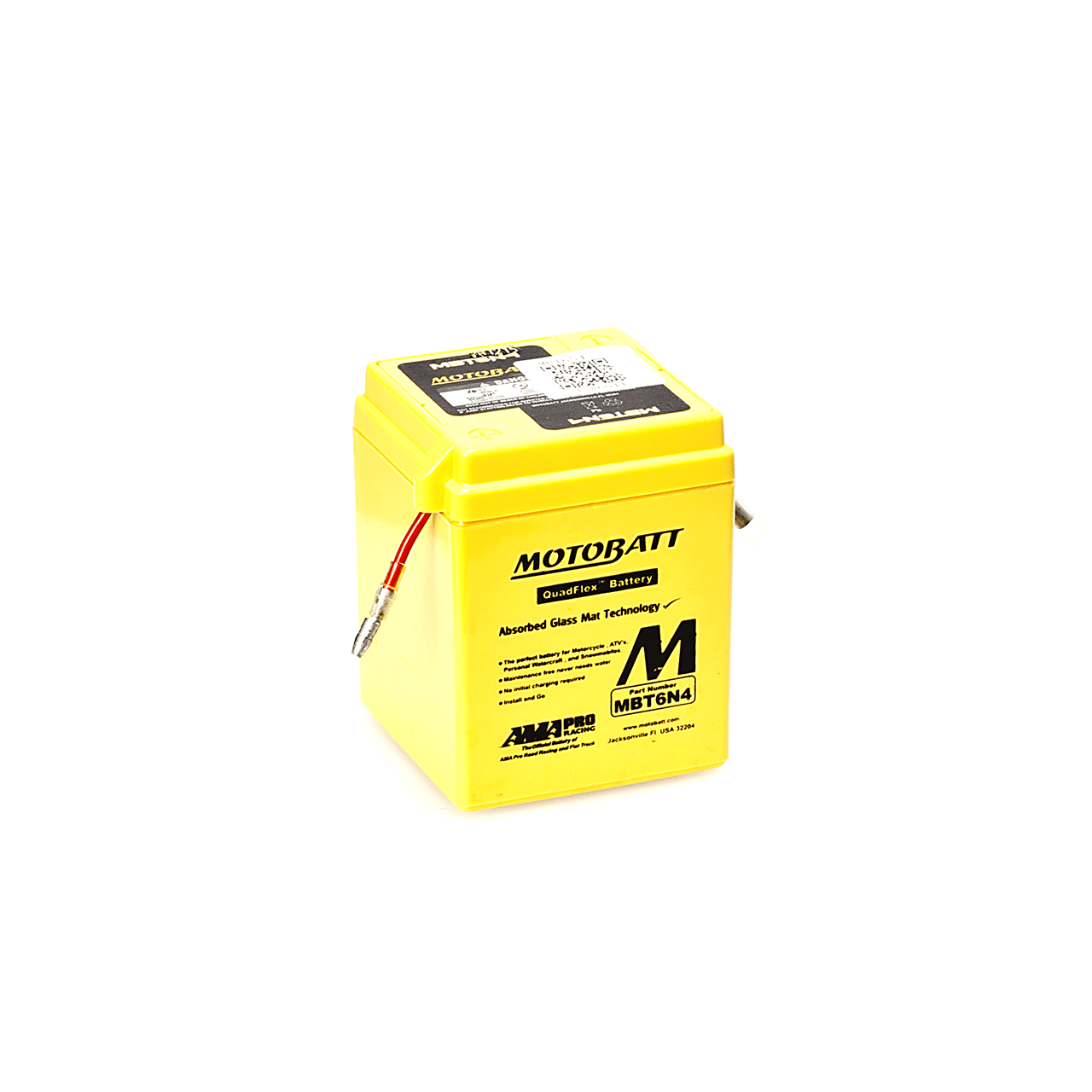 MotoBatt MBT6N4 SLA Batterie 6V / 4AH (4,2AH 20HR)