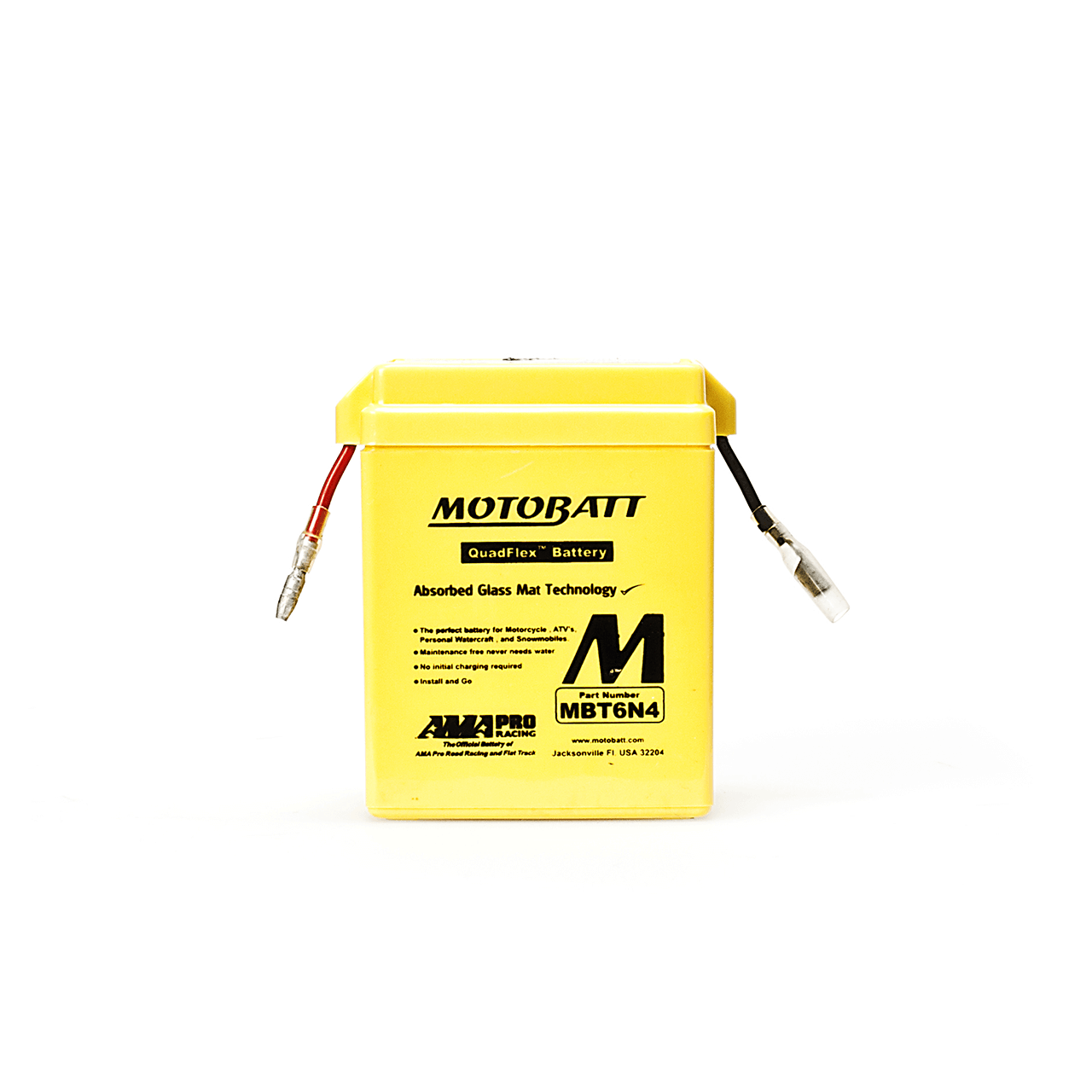 MotoBatt MBT6N4 SLA Batterie 6V / 4AH (4,2AH 20HR)