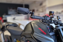 Bar-End Spiegel Evo rechts MR711 CNC Racing Gilera Runner 125  (2008-2016) gemonteerd op Ducati Monster