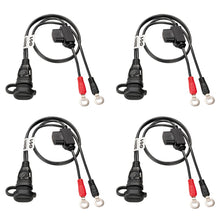 OptiMate O-01 accukabel x4 – ringen M6-M8 naar SAE – 7A max