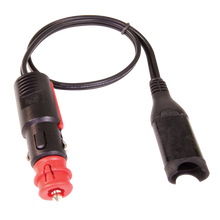 OptiMate O-02 adapterkabel – AUTO (Ø22) / DIN (Ø12) naar SAE – 7A max