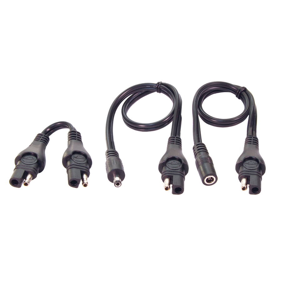 OptiMate O-67 heated gear adapterset  –  DC 2.5 mm naar SAE  –  13A max
