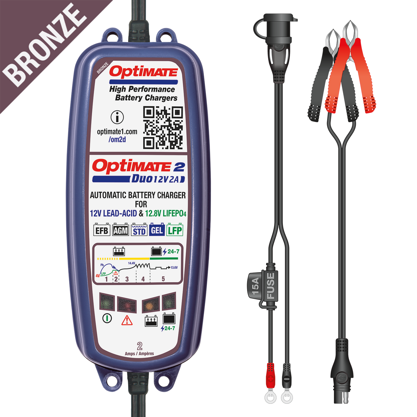 OptiMate 2 DUO acculader