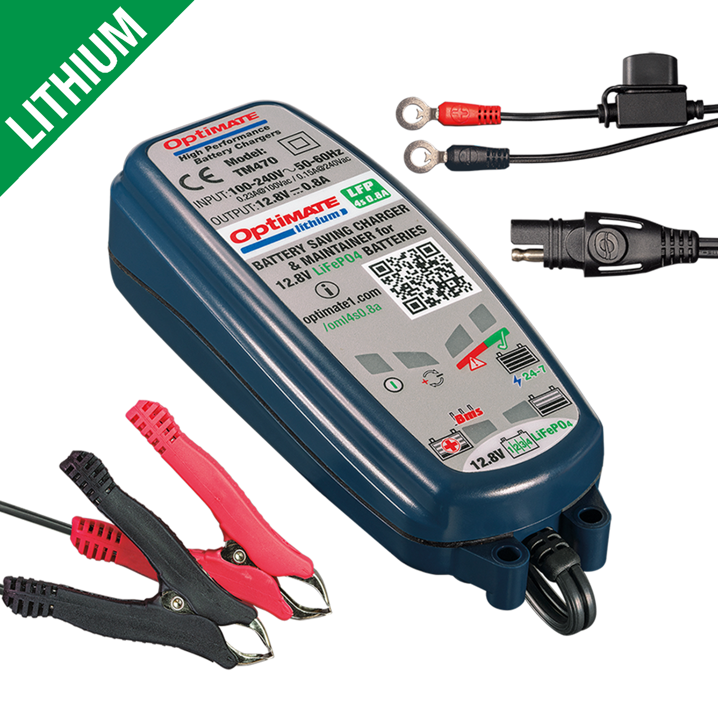 Optate Lithium 4S 0,8A Chargeur de batterie au lithium
