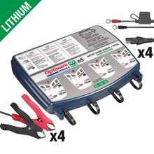 OptiMate Lithium 4s 0.8A Quad Bank lithium meerkanaals acculader