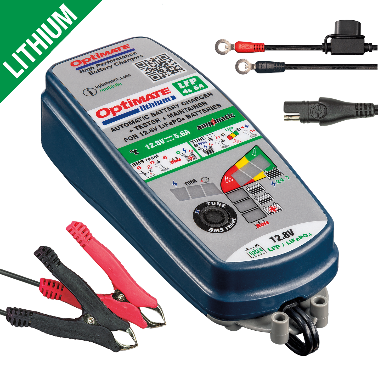 OptiMate Lithium 4s 6A lithium acculader