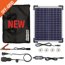 OptiMate Solar DUO autokit met 20W zonnepaneel