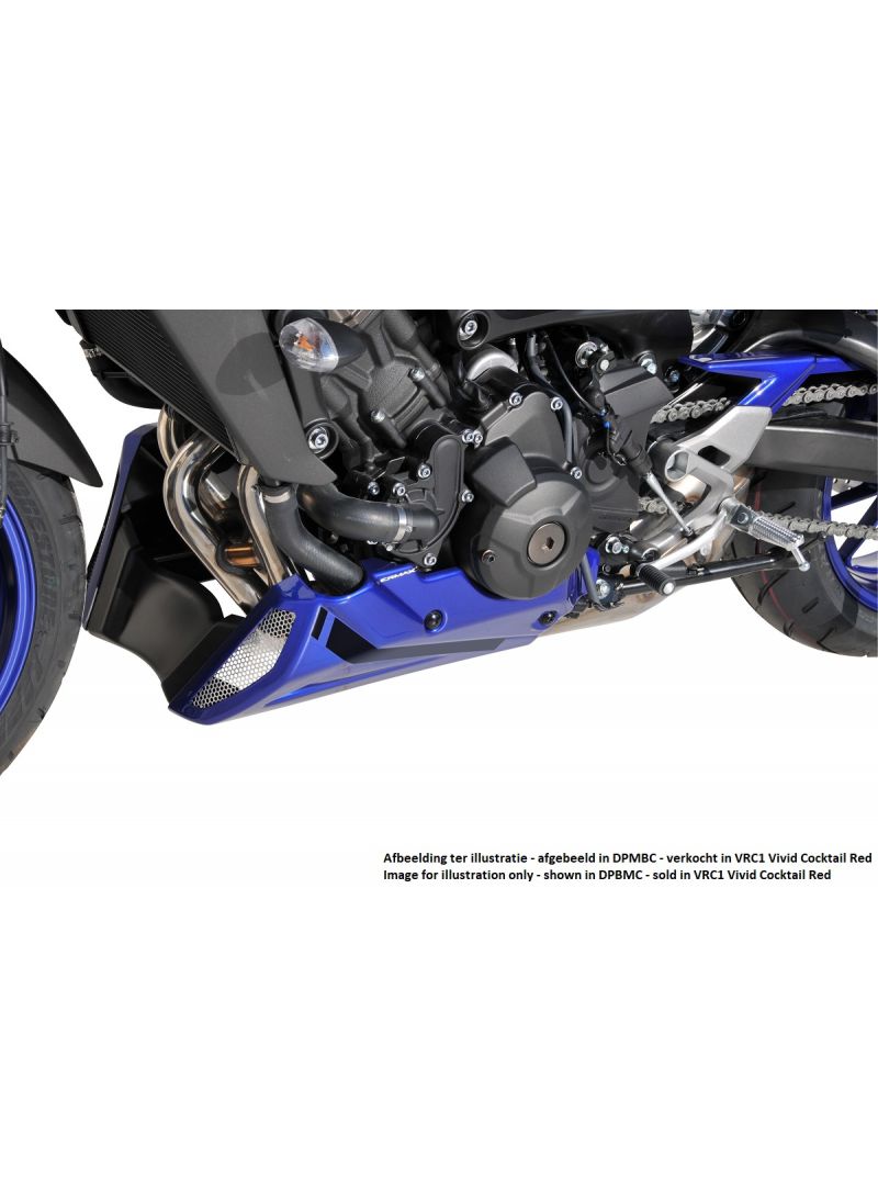 Ermax Bellypan EVO 3-part for Yamaha MT09 2018-2019 VRC1 Vivid Red Cocktail