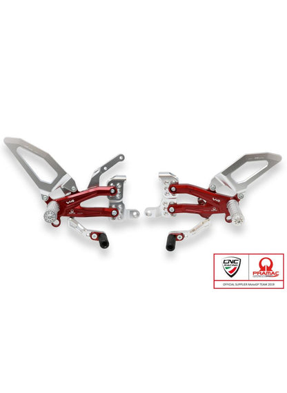 Set arrière réglable RPS Facile pour Ducati Panigale V4 avec route et décalage inversé - Pramac Limited Edition Ducati Panigale V4 S (2018-2020)