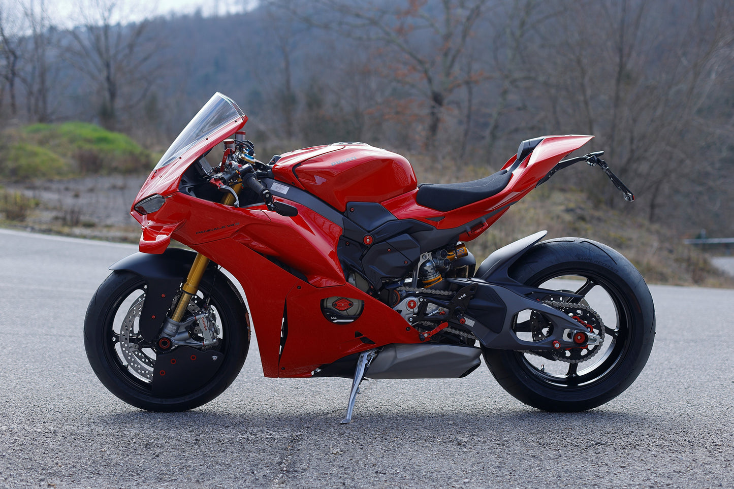 Adjustable rear sets RPS Ducati Panigale V4 Tricolore Italia (2025+)
