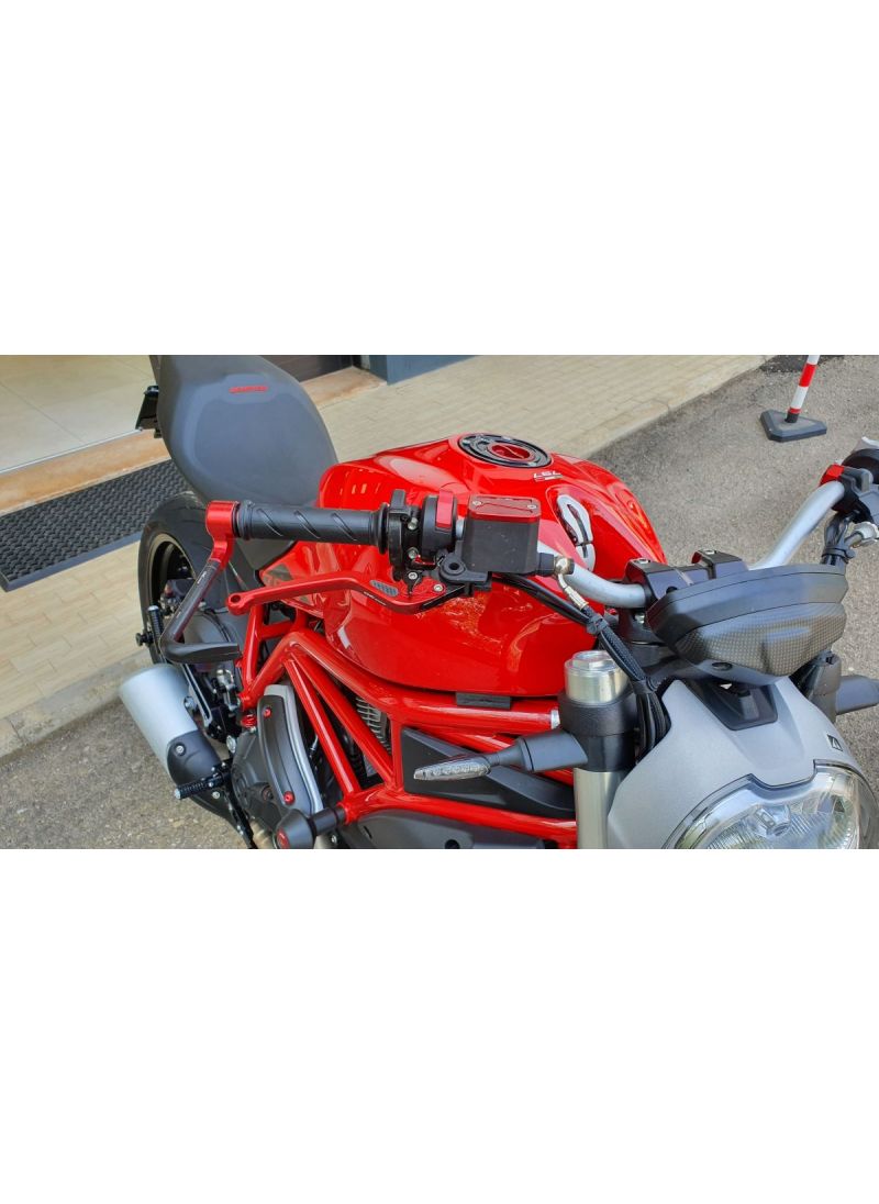 Evotech Ducati Hypermotard 950 RVE Remhendel en Koppelingshendel Beschermer Set (2020-2025) (Race)