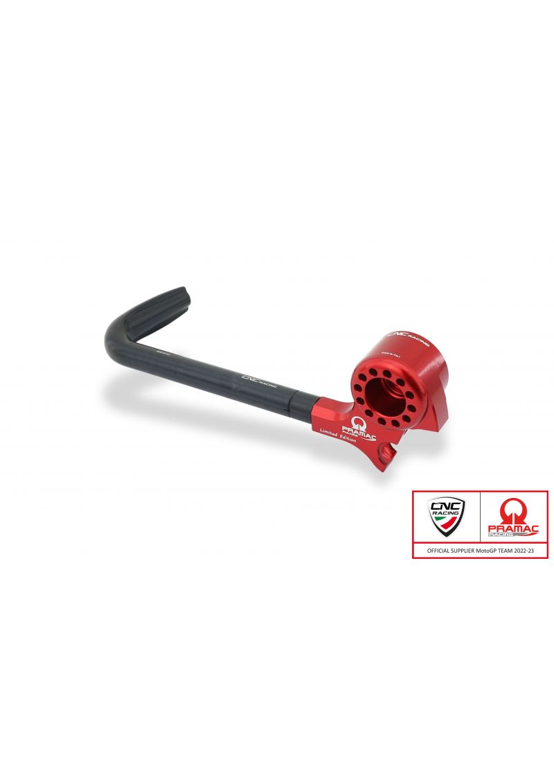 Clutch Lever Guard with Bar-End Mirror Fitting - Pramac Racing Limited Edition Ducati Hypermotard 1100 (2007-2012)