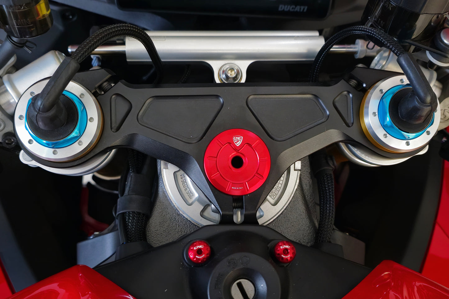 Plaque de direction supérieure Panigale V4