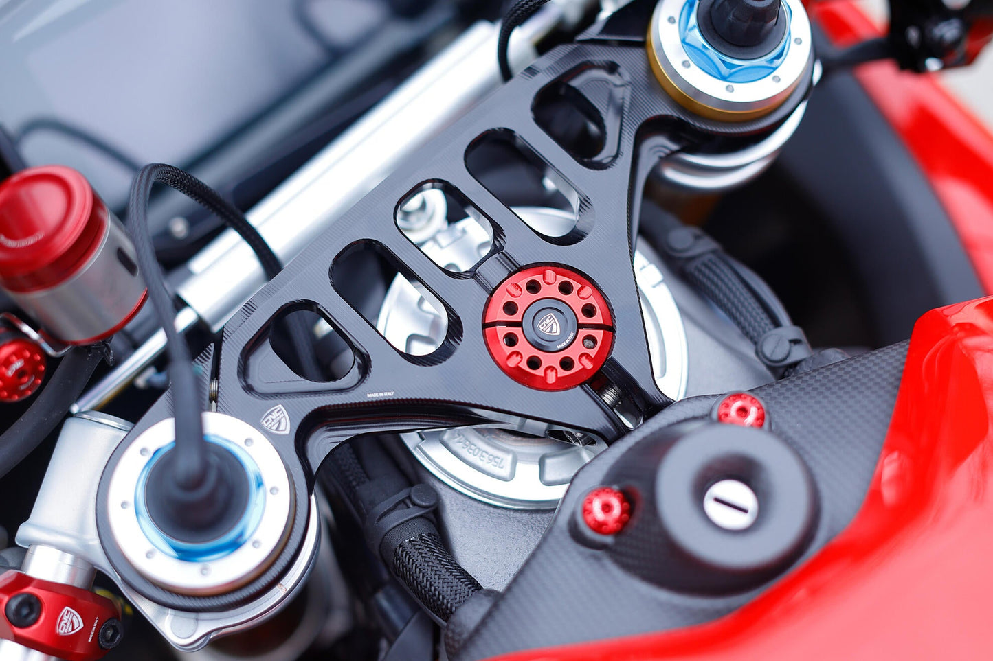 Bovenste kroonplaat moer Ducati Panigale V4 Tricolore Italia (2025+)