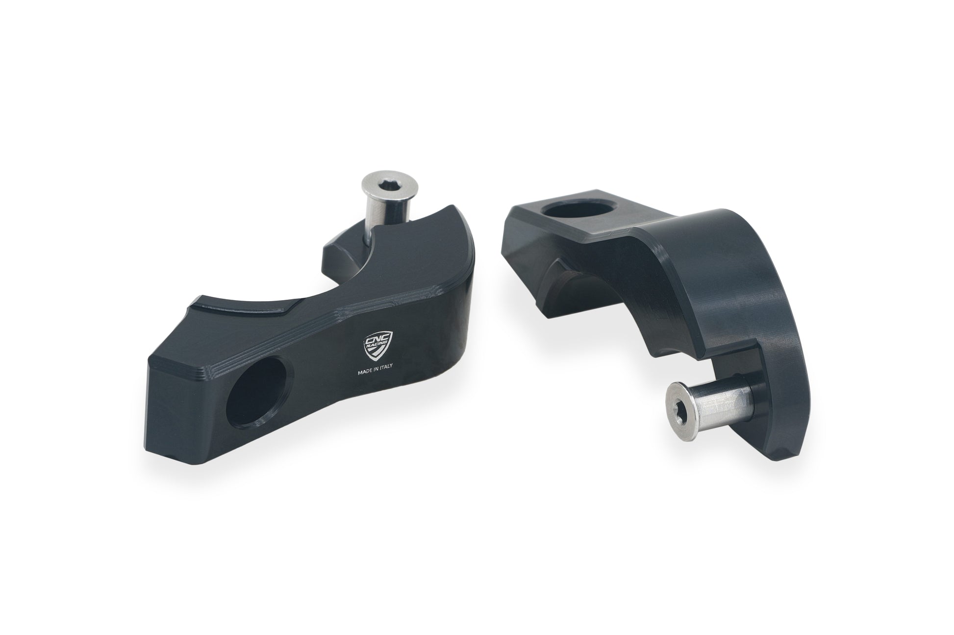 CNC Racing PST25B Klemmenset zwart Panigale V2 en V2S 2025+
