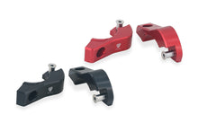 CNC Racing PST25 Klemmenset zwart en rood Panigale V2 en V2S 2025+