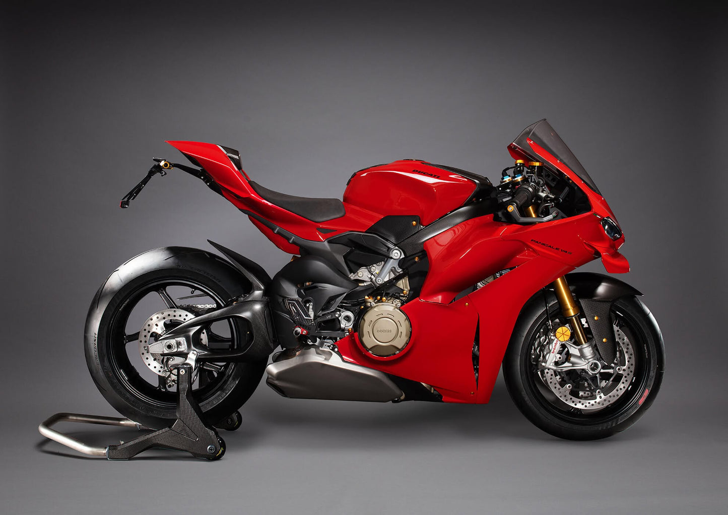 LighTech Carbon Paddock Stand Panigale V4 Tricolore (2025+)