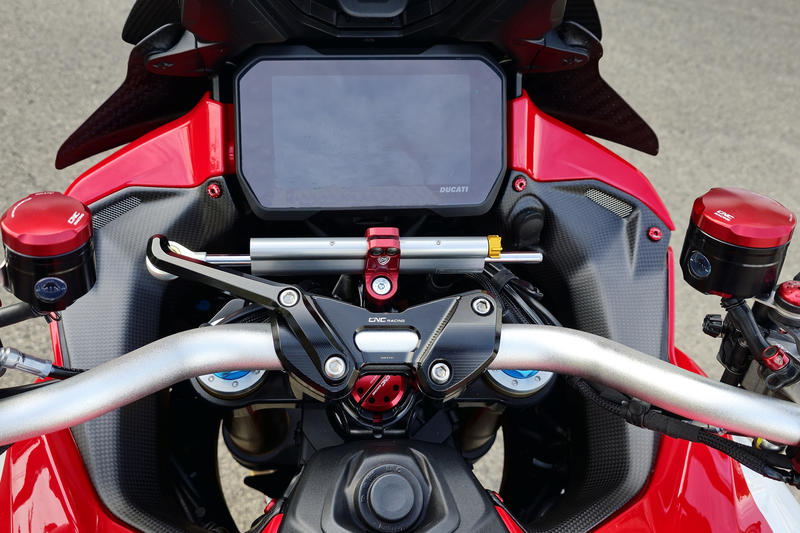 Kit de serrage d'amortisseur de direction rm251 compatible ducati multistrada v4 pikes pic 2022+