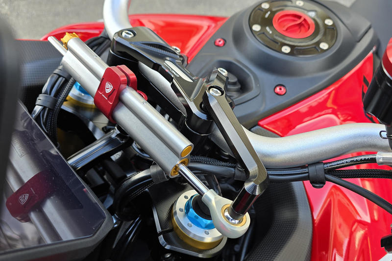 Kit de serrage d'amortisseur de direction rm251 compatible ducati multistrada v4 pikes pic 2022+